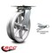Service Caster 8 Inch Heavy Duty V Groove Semi Steel Caster with Roller Bearing and Swivel Lock SCC-35S820-VGR-BSL - alternate 3